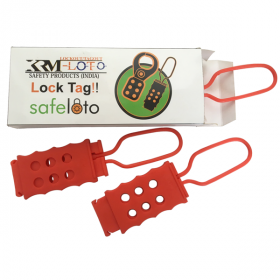 3pcs KRM LOTO - DI ELECTRIC HASP WITH 6 HOLES 