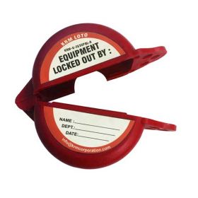 KRM LOTO - EMERGENCY STOP SWITCH / PUSH BUTTON LOCKOUT-RED
