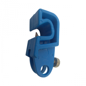 CIRCUIT BREAKER LOCKOUT WITH SPECIAL FOLDABLE SCREW - BLUE