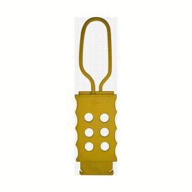 KRM LOTO - DI ELECTRIC HASP WITH 6 HOLES . YELLOW  RED, BLUE,GREEN, 