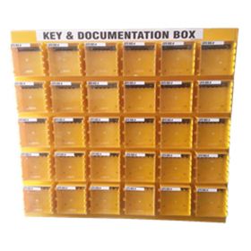 KRM LOTO  – 30 Boxes Di-Electric Multipurpose (ABS + Polycarbonate) LOTO Box for Group Key Documentation with 
