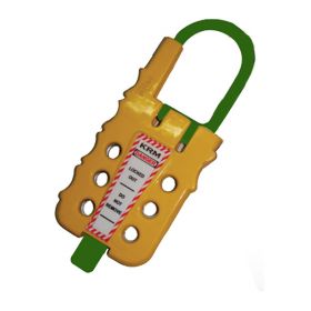 De Electric ABS Multipurpose Cable Lockout Device Yellow/Green (with option of cable as require)