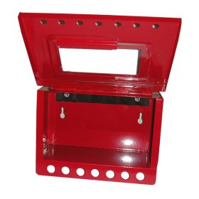 KRM LOTO – PORTABLE/WALL MOUNTED UNIQUE GROUP LOCKOUT BOX (7HOLES)