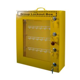 Group Lockout Box with 4 Locks