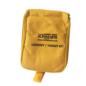 KRM LOTO – LOCKOUT  ELECTRICIAN POUCH – BIG YELLOW