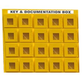 KRM LOTO - 20 BOX WITH 1 LOCKING HOOK LOCKOUT KEY & DOCUMENTATION BOX