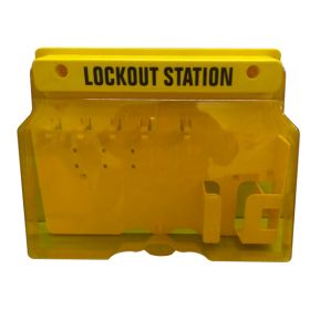 KRM LOTO - LOCKABLE PLASTIC STATION BOX SMALL  WITHOUT MATERIAL
