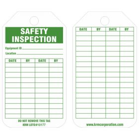 25pcs KRM LOTO - SAFETY INSPECTION  TAG