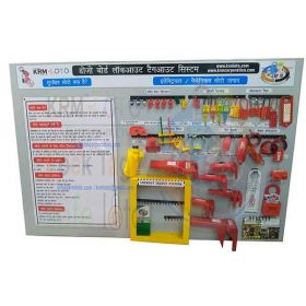 KRM LOTO –  DOJO BOARD LOCKOUT TAGOUT SYSTEM WITH MATERIAL