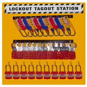 KRM LOTO – LOCKOUT TAGOUT CENTER / STATION  WITHOUT MATERIAL