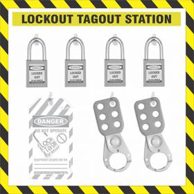KRM LOTO –LOCKOUT TAGOUT SHADOW CENTER STATION WITH MATERIAL