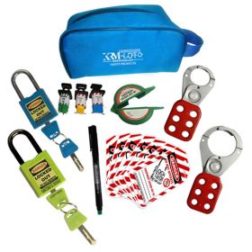 KRM LOTO – OSHA LOCKOUT TAGOUT ELECTRICAL POUCH KIT-4063 