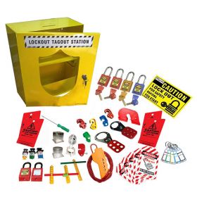 KRM LOTO - OSHA LOCKOUT TAGOUT ELECTRICAL SAFETY KIT-8015