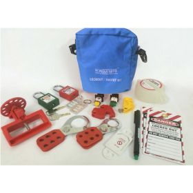 KRM LOTO – OSHA PERSONAL LOCKOUT TAGOUT KIT – BLUE