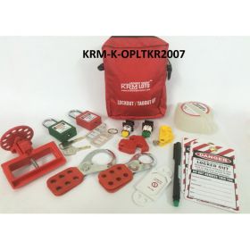 KRM LOTO – OSHA PERSONAL LOCKOUT TAGOUT KIT – RED