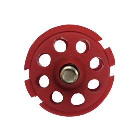 Round Multipurpose Cable Lockout 8H Red (without cable)