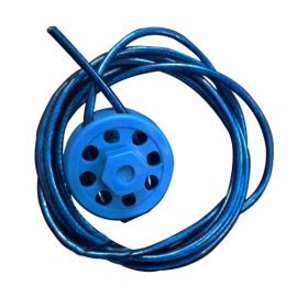 KRM LOTO - ROUND MULTIPURPOSE CABLE LOCKOUT 8H BLUE (with 2mtr. cable & Without Loop)