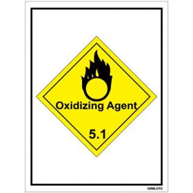 50pcs Self Adhesive Labels - Oxidizing Agent