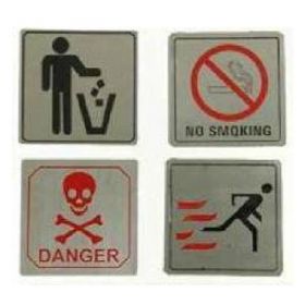 10pcs STAINLESS STEEL SIGNS