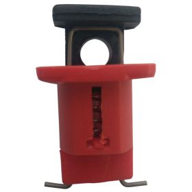 KRM LOTO - PIN OUT WIDE CIRCUIT BREAKER LOCKOUT -RED