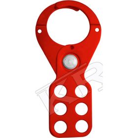 KRM LOTO - POWDER COATED HASP- PREMIER - RED JAW DIA -38/39 MM 