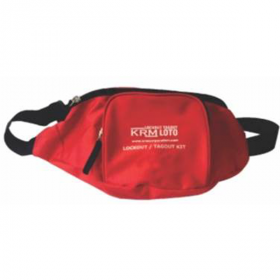 KRM LOTO – LOCKOUT TAGOUT BAG/POUCH - RED