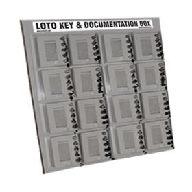 KRM LOTO – 5 LOCK WITH 16 GROUP LOCKOUT BOX CABINET 