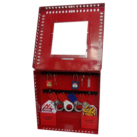 KRM LOTO –48H2P- PORTABLE/ wall mounted  GROUP LOTO  BOX ( without material )