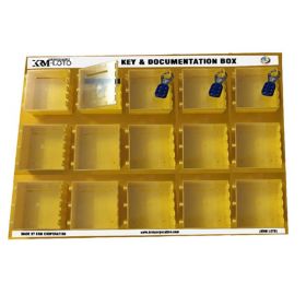 KRM LOTO  – 15 Boxes Di-Electric Multipurpose (ABS + Polycarbonate) LOTO Box for Group Key Documentation 