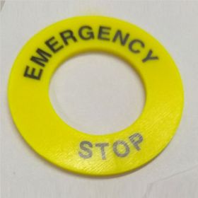 25pcs KRM LOTO - ELECTRICAL PANEL EMERGENCY STOP SIGN-3922