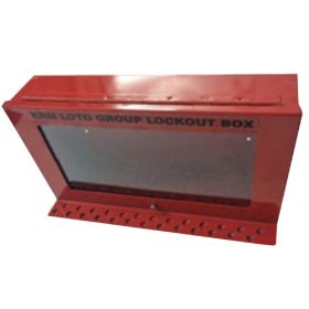   KRM LOTO – PORTABLE/WALL MOUNTED UNIQUE GROUP LOCKOUT BOX (26HOLES)
