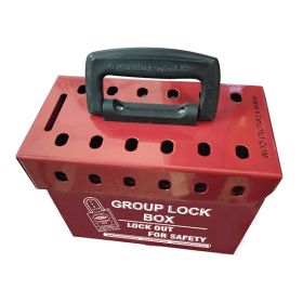Portable Group Lockout Box (12 Holes)