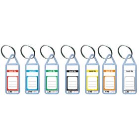 100pcs Plastic Key ring with matter and numbering 