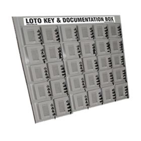 KRM LOTO – 4 LOCK WITH 30 GROUP LOCKOUT BOX CABINET 