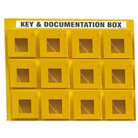 KRM LOTO - 12 BOX WITH 1 LOCKING HOOK LOCKOUT KEY & DOCUMENTATION BOX