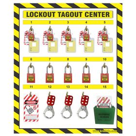 KRM LOTO - LOCKOUT TAGOUT CENTER WITHOUT MATERIAL