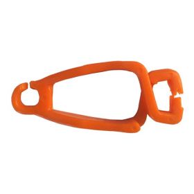 25pcs LOCK TAG CLIP LOCKOUT TAGOUT HOLDER - STRAIGHT WITHOUT MATERIAL ORANGE 