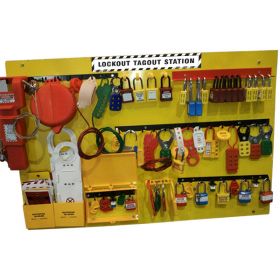 KRM LOTO - LOCKOUT TAGOUT PADLOCK CENTER (WITHOUT MATERIAL)
