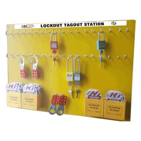 KRM LOTO – LOCKOUT TAGOUT PADLOCK STATION WITHOUT MATERIAL