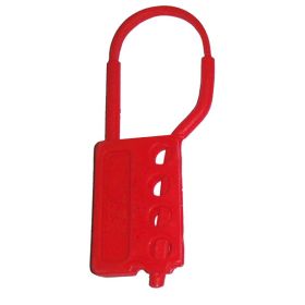 KRM LOTO - DE-ELECTRIC MULTI DEVICE HASP WITH 4 HOLES -RED