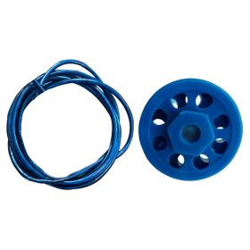 Round Multipurpose Cable Lockout 8H Blue (with 2mtr. cable & Without Loop)