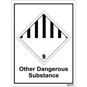 50pcs Self Adhesive Labels - Other Dangerous Substance