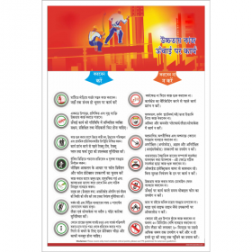 5pcs KRM LOTO - WORKING ON HEIGHT BILINGUAL SAFETY POSTER(ACP SHEET) 6ft X 4ft 