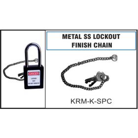 Metal SS finish chain with both side hooks - 9 "