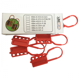 5pcs KRM LOTO - DI-ELECTRIC MULTI DEVICE HASP WITH 4 HOLES