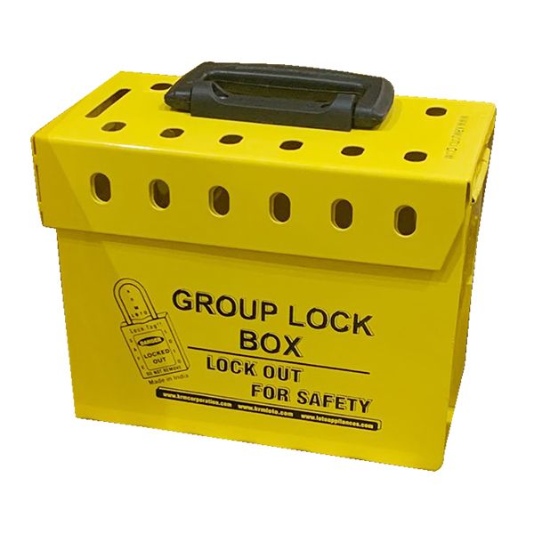 Portable Group Lockout Box (12 Holes)