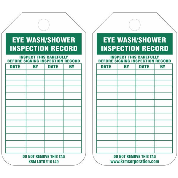 Eye Wash Station Inspection Tags | edu.svet.gob.gt