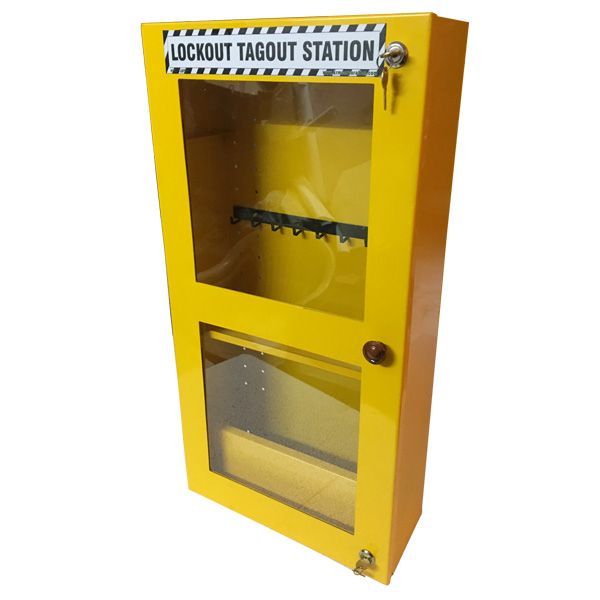 Lockout Tagout Station Cabinet With 70 LOTO Devices, 44% OFF